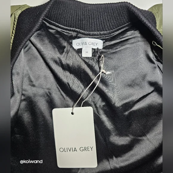 Women's Bomber Jacket Full-zip Padded Casual Active Sport Coat Outwear - Picture 12 of 14